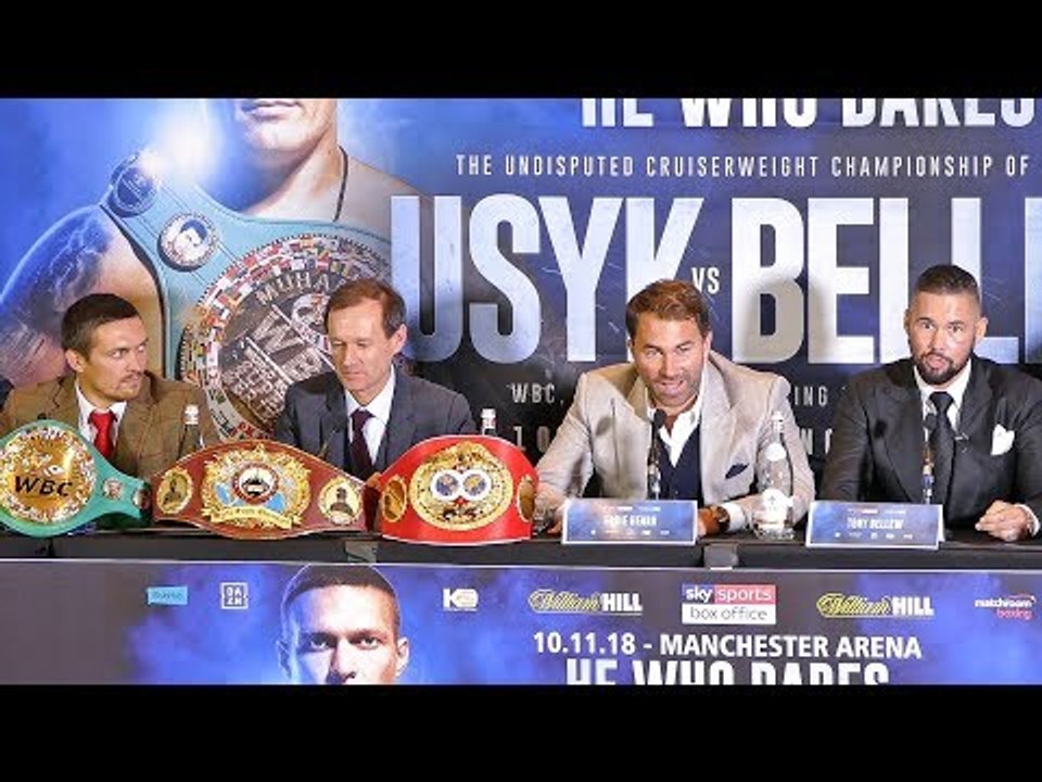 Oleksandr Usyk vs. Tony Bellew FULL PRESS CONFERENCE | Matchroom Boxing