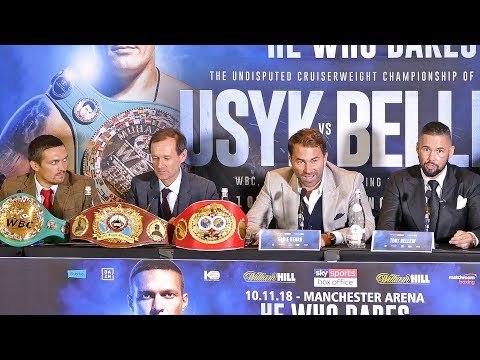 Oleksandr Usyk vs. Tony Bellew FULL PRESS CONFERENCE | Matchroom Boxing
