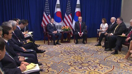 靑 "한미 정상, 종전선언과 북미회담 일정 깊은 대화" / YTN