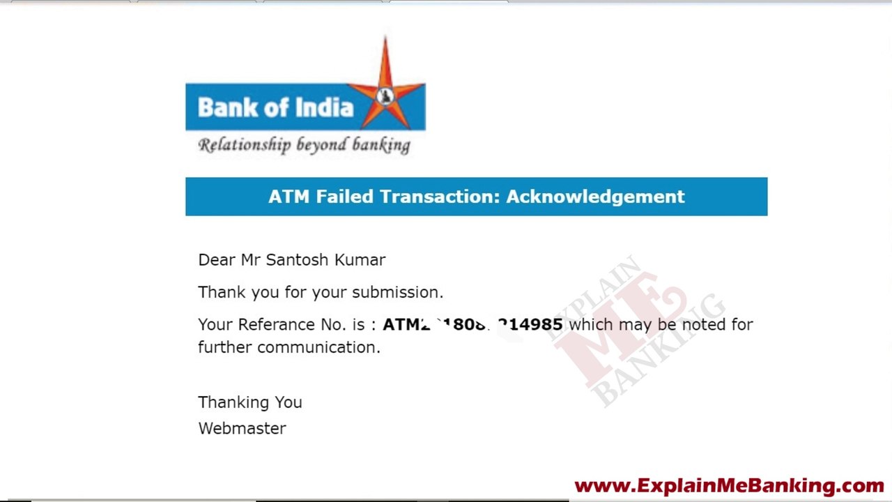 BOI POS Transaction Failed But Amount Debited How To Claim For Refund Paise Wapas / Refund Kaise Le By Explain Me Banking