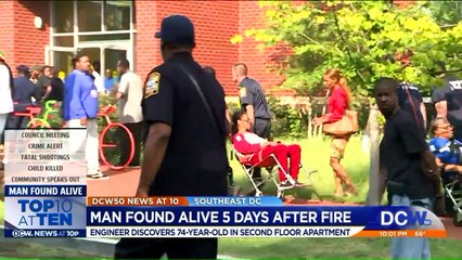 Elderly Man Found Alive Five Days After Senior Living Center Fire