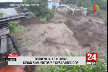 México: aumenta a 5 el número de muertos tras inundaciones en Michoacán