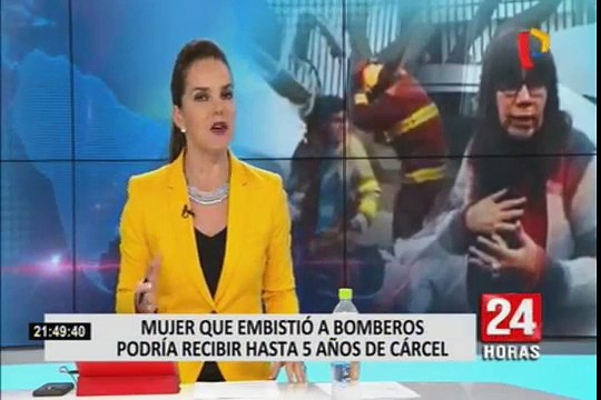 Mujer que arrolló a tres bomberos podría recibir hasta 5 años de cárcel
