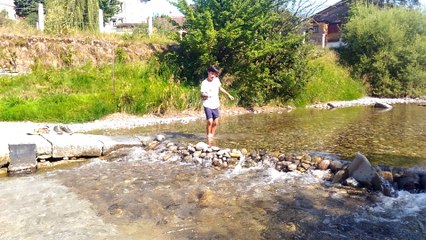 suisse été 2018 - Appenzell baignade rivière