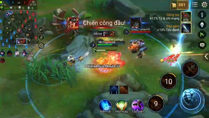Leo RANK Liên Quân mùa 4: Pha "Highlight" của Yorn trong đấu 3VS3