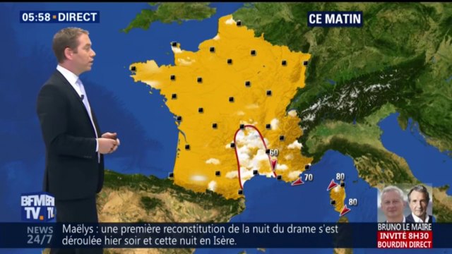 Météo: on retrouvera du soleil partout, très peu de nuages pour aujourd'hui