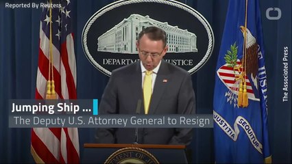 Deputy Attorney General Rosenstein To Resign?