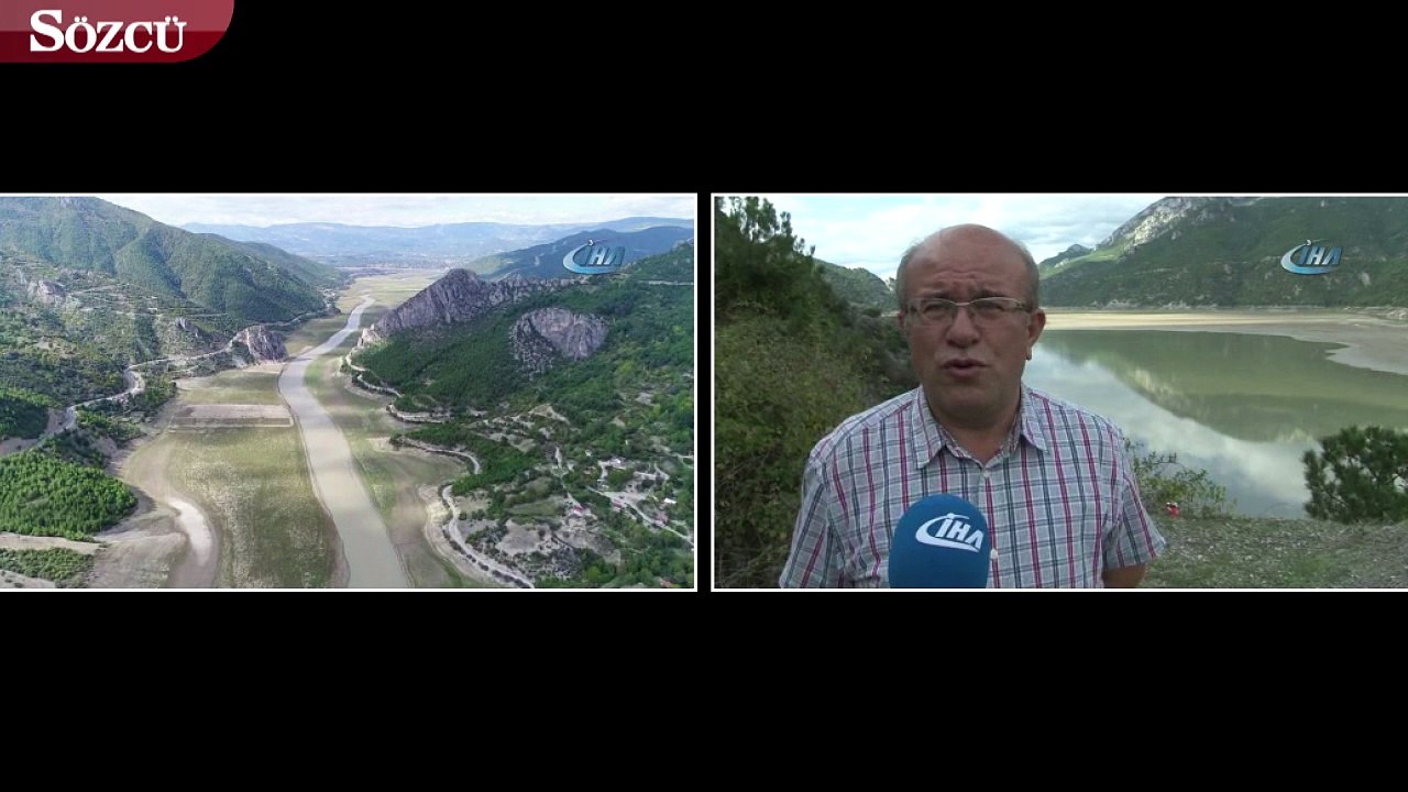 Türkiye'nin en büyük 5. barajında hayrete düşüren manzara
