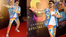 Ranveer Singh wears weird printed suit for an event; Watch Video | FilmiBeat