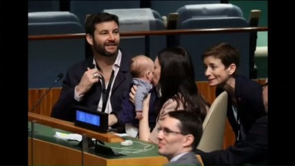La presidenta de Nueva Zelanda se lleva a su bebe de 3 meses a la Asamblea General de la ONU
