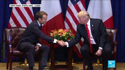 MACRON - TRUMP : Rencontre en marge de la 73ème assemblée générale de l''ONU