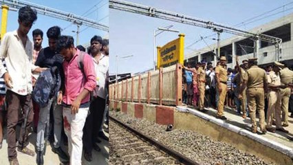 சென்னையில் மின்சார ரெயில் மோதி 2 பேர் பலி
