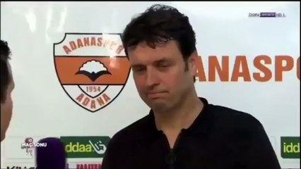 Futbolcusuna 'inşallah hamile değildir' diyen Adanaspor Teknik Direktörü Cihat Arslan özür diledi