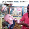 Ventajas de ser Calvo: Recibir un masaje cósmico by rolloid