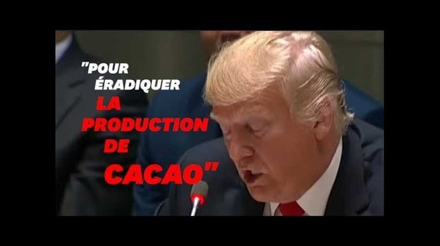 Ce lapsus de Donald Trump ne va pas plaire aux amateurs de chocolat