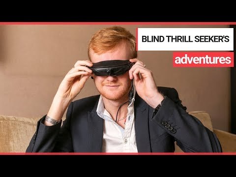 Thrill-seeking Blind Man Receives Life-Changing Glasses! | SWNS TV