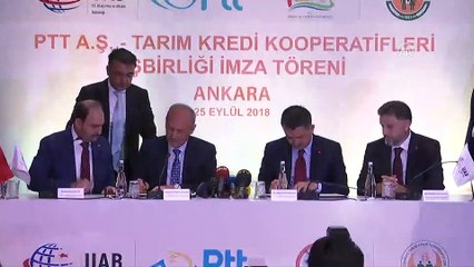 Tarım Kart imza töreni - ANKARA