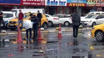 Otogar’da taksicilerin müşteri kavgası kanlı bitti