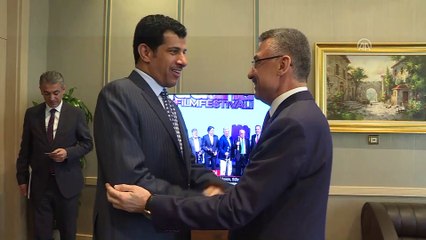 Cumhurbaşkanı Yardımcısı Oktay'ın kabulü - ANKARA