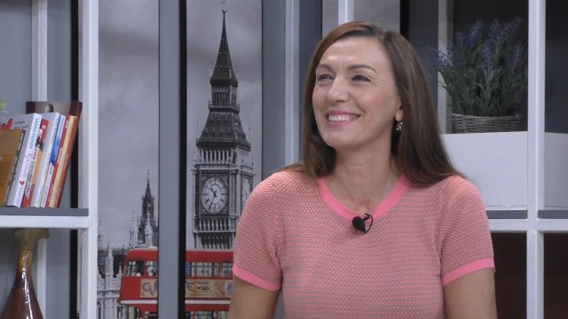 Rreze Dielli, 25 shtator 2018 E ftuar në studio Violeta Dajçi