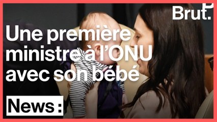 La Première ministre de Nouvelle Zélande à l'ONU avec son bébé