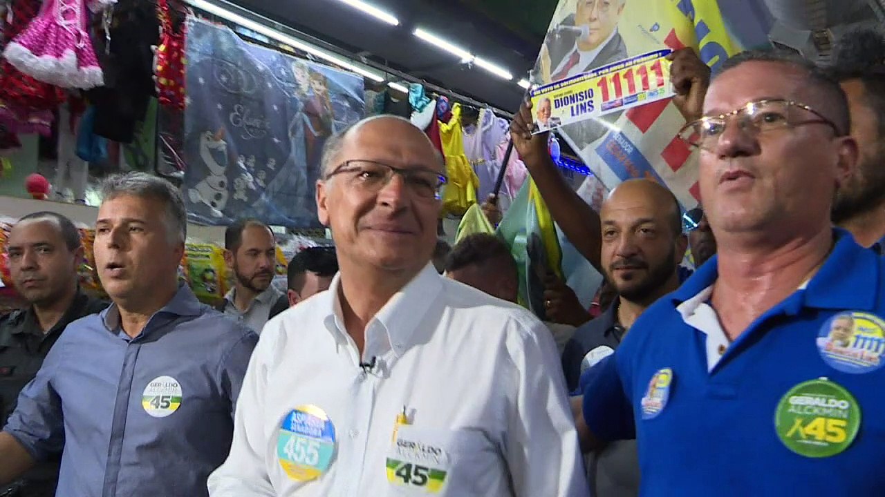 Alckmin faz campanha no Rio