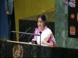 EAM Sushma Swaraj at Nelson Mandela Peace Summit at UNGA