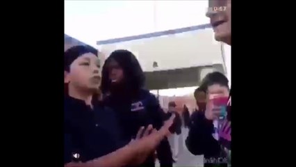 Trashy Mom Fighting Middle School Kids