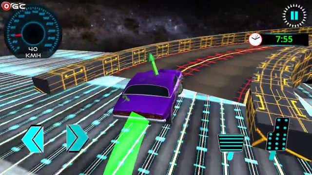 Nebula Space Car Speedway - Galaxy Star Rider - Space car Games - Android Gameplay FHD #2