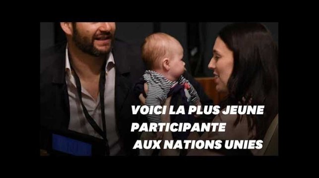 Aux Nations unies, ce bébé vole la vedette à Trump et Macron