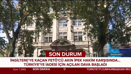 Akın İpek hakim karşısında