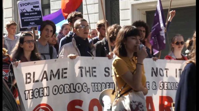 Des centaines d’étudiants contre Schild & Vrienden dans les rues de Gand