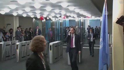 BM 73. Genel Kurulu Görüşmeleri - Cumhurbaşkanı Erdoğan'ın Gelişi - New