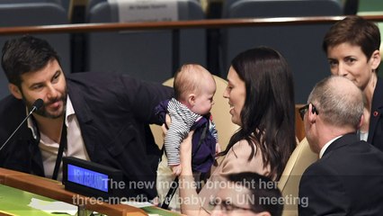New Zealand PM brings baby to UN assembly