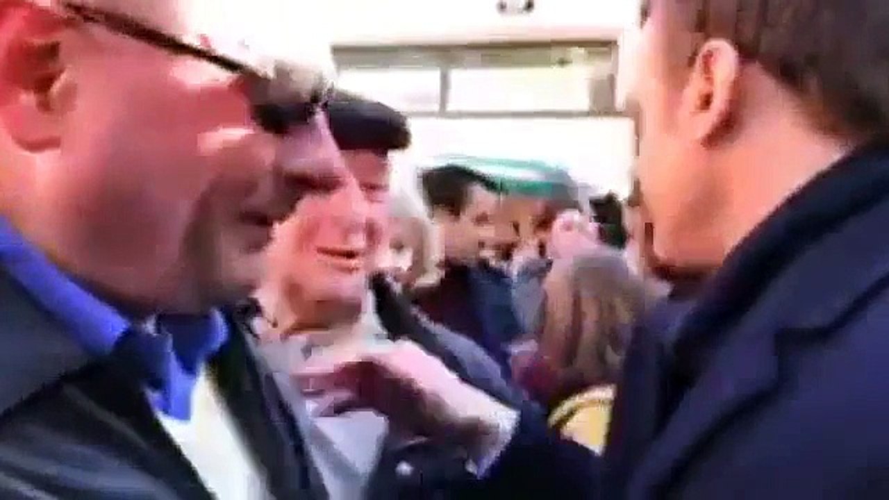 Alexandre Benalla à Poitiers avec Emmanuel Macron