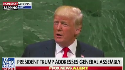 Quand Donald Trump se ridiculise devant l'assemblée générale de l'ONU (vidéo)