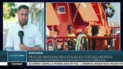 Miles de rescatados en el Mediterráneo este fin de semana