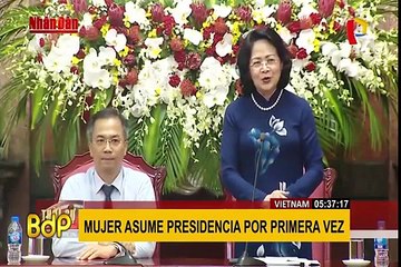 Nombran por primera vez a una mujer como presidenta de Vietnam