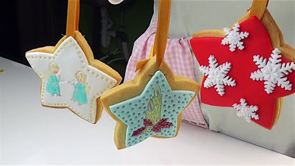 Decoración de galleta con vela