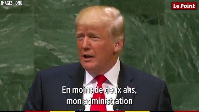 Quand Donald Trump vante son bilan, l'ONU rit