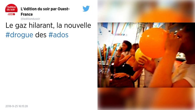 Le gaz hilarant, la nouvelle drogue des ados.