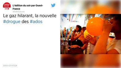 Le gaz hilarant, la nouvelle drogue des ados.