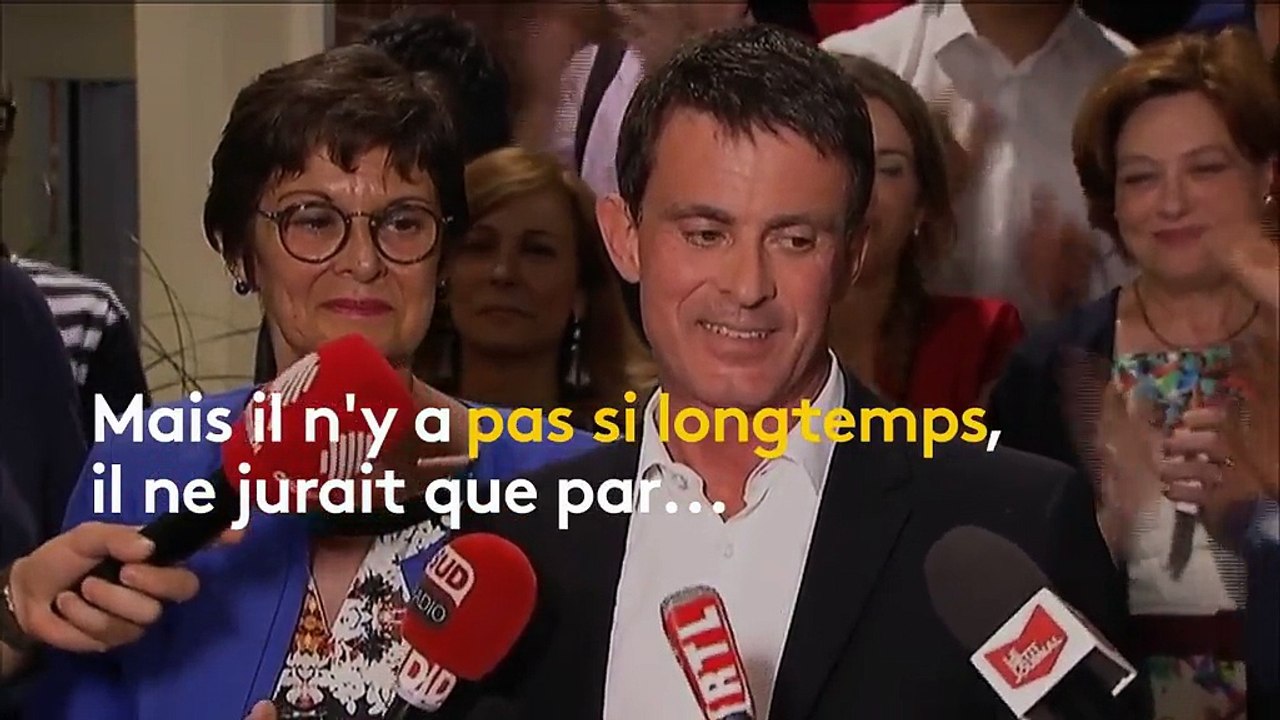 "Ma sève, ma source..." : avant de se présenter à Barcelone, Manuel Valls ne jurait que par Evry et la France