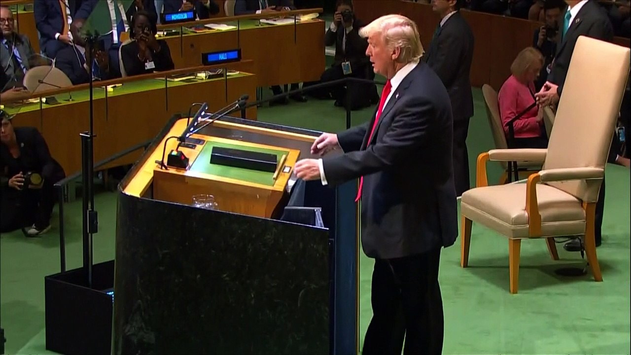 Trump vor der UNO: Attacke gegen alle außer Kim Jong Un