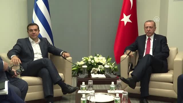 Cumhurbaşkanı Erdoğan, Yunanistan Başbakanı Çipras ile Görüştü - New
