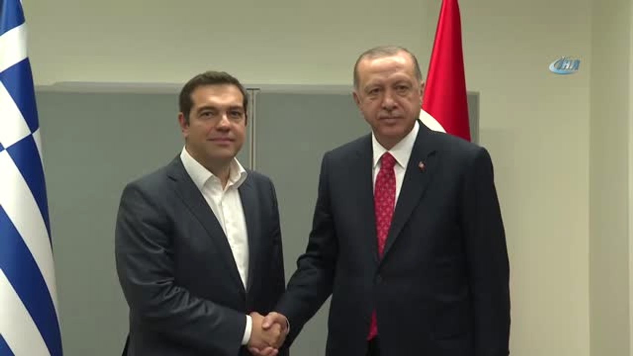 Cumhurbaşkanı Erdoğan, Yunanistan Başbakanı Çipras ile Görüştü