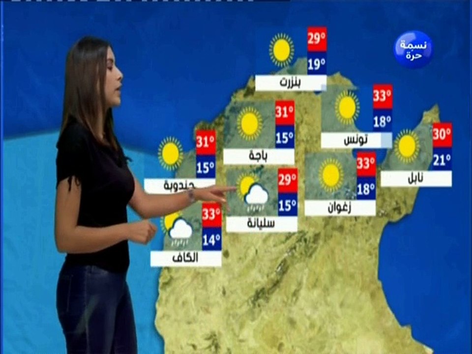 النشرة الجوية المسائية ليوم الثلاثاء 25 سبتمبر...