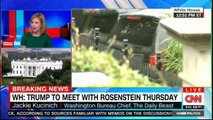 White House: Donald Trump & Rosenstein to meet thursday amid Drama. #DonaldTrump #CNN #News #WhiteHouse #Rosenstein #Trump2018 @JFKucinich @jpaceDC