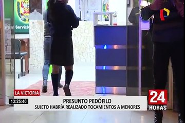 La Victoria: detienen a sujeto acusado de tocamientos indebidos contra menores