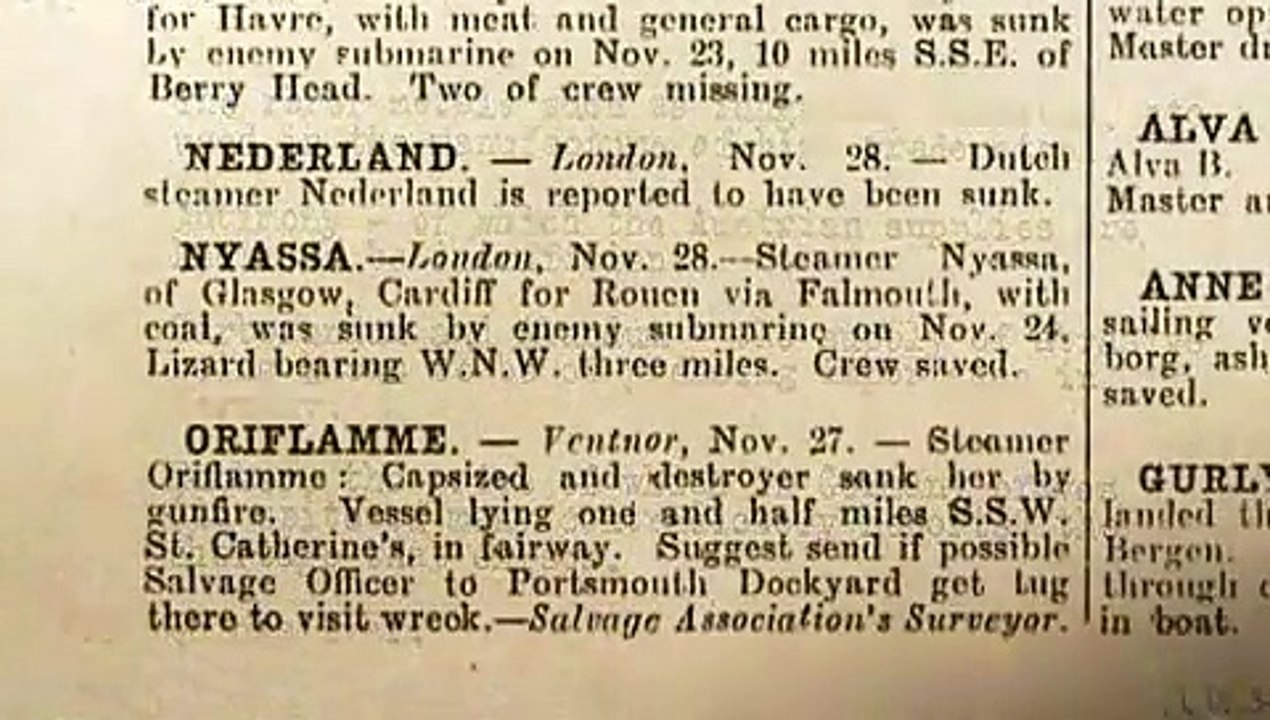 Dünya Savaşları - 7. Bölüm - Abluka 1916-1917